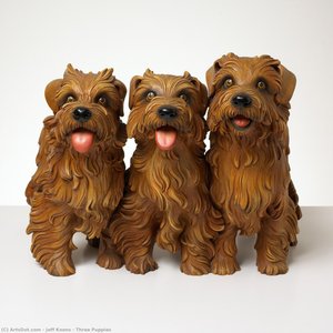 Three Puppies — Jeff Koons