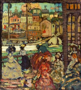 East Boston Ferry — Maurice Brazil Prendergast