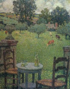 Garden At Gerberoy — Henri Le Sidaner