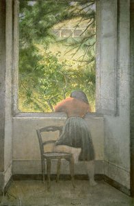 Girl At The Window — Balthus