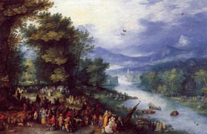 Landscape With The Young Tobie — Jan Brueghel The Elder