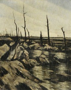 Rain And Mud After The Battle — Christopher Richard Wynne Nevinson