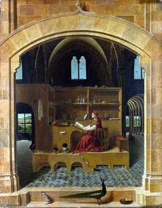 Saint Jerome In His Study — Antonello Di Giovanni Di Antonio (antonello Da Messina)