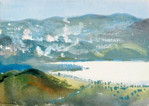 Bombardment Of Bulgar Trenches, Doiran, Balkans Pip Ridge And Grande And Petite Couronnes — Thomas Cantrell Dugdale
