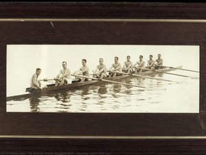 Rowing eight with cox