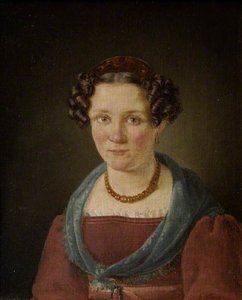 Portrait Of A Woman — Wilhelm Ferdinand Bendz, Danish Golden Age