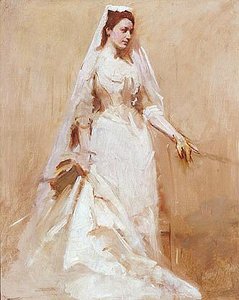 A Bride, (painting) — Abbott Handerson Thayer