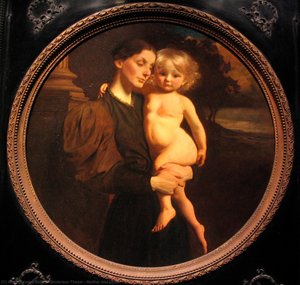 Mutter Und Kind — Abbott Handerson Thayer, Tonalismus
