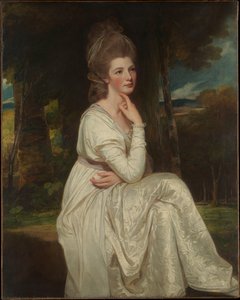 Lady Elizabeth Stanley (1753–1797), Countess Of Derby — George Romney, Rococo