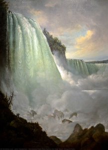 Horseshoe Falls From Below The High Bank (niagara Falls) — John Vanderlyn, Neo-classicism