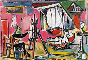 The Painter And His Model 21 — Pablo Picasso, Cubist Fragmentation