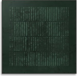 Monolithic Rhythms Of Forest Moss In A Timeless Abstract Grid — David Moreau, Contemporary Abstraction