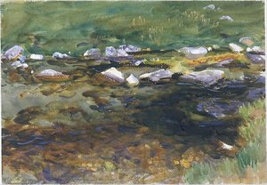 Brook And Meadow — John Singer Sargent