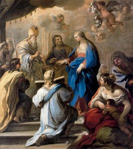 Marriage Of The Virgin — Luca Giordano