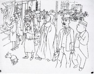 Passers 1 — George Grosz