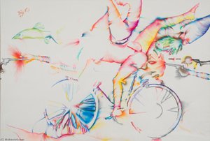 Lick the tire of my bicycle