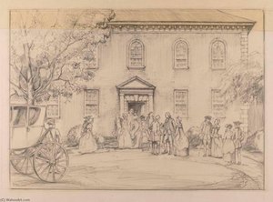 Washington At Pohick Church — Ernest D Roth