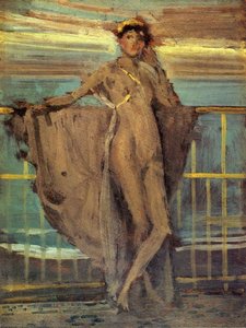 Sketch For Annabel Lee'''' — James Abbott Mcneill Whistler, Symbolism