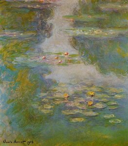Water-lilies (58) — Claude Monet, Impressionism