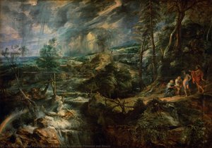 Stürmische Landschaft Mit Philemon Und Baucis — Peter Paul Rubens, Flämische Barockkunst