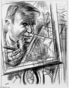 Self-portrait — George Grosz