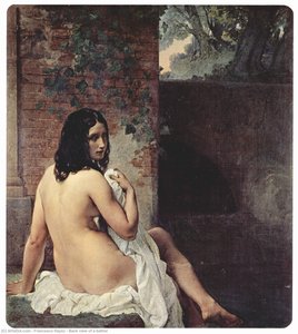 Back View Of A Bather — Francesco Hayez