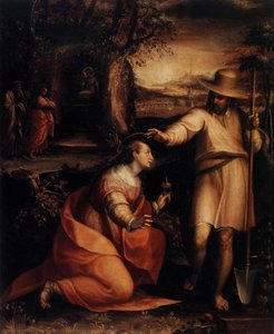 Jesus Appears To Mary Magdalene — Lavinia Fontana, Baroque