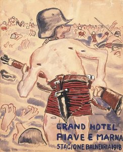 Marne Hotel Piave And The 1918 Bathing Season — Mario Sironi