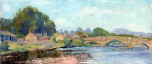 Village, a Bridge and a River