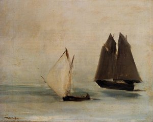 Seascape — Édouard Manet, Impressionism