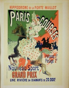 Reproduction Of A Poster Advertising Paris — Jules Chéret