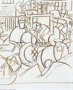Street Scene — Rafael Barradas