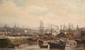 Bassin, Boulogne Sur Mer — Cornelis Christiaan Dommelshuizen