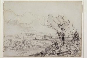 View Of Overschie — Johan Barthold Jongkind