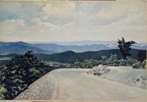 Blue Ridge Mountains — Charles Rettew Sheeler Junior