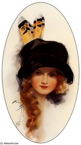 Untitled (3269) — Harrison Fisher, Art Nouveau