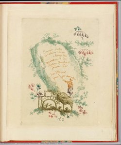 Title Page, Plate 1, From — Jean-baptiste Pillement