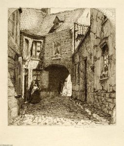 Old Butter Market, Bruges — Herman Armour Webster