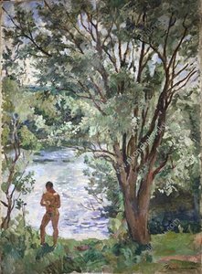 Volodya By The River — Pyotr Konchalovsky