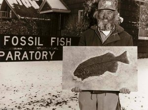 Kemmerer Fossil Fish Artist, From The Wyoming Documentary Survey Project — Penny Diane Wolin, Documentary Photography