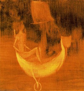 Character In A Boat — Remedios Varo, Surrealism