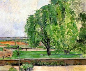 Landscape At The Jas De Bouffin — Paul Cézanne