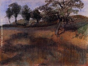 Plowed Field — Хилари Жермен Едгар Дегас, Impressionism