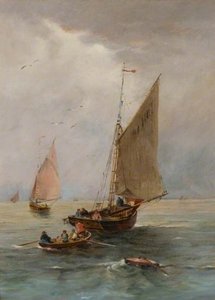 Ship 'mary' — Thomas Harrison Hair, Industrial Painting
