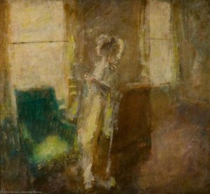 The Artist's Wife In An Interior — Ambrose Mcevoy