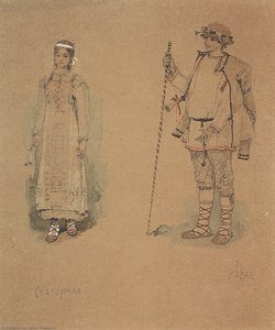 Snegurochka And Lel — Victor Vasnetsov, Russian Romanticism