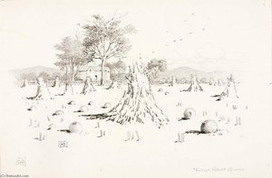 Untitled (harvest Scene) — George Elbert Burr