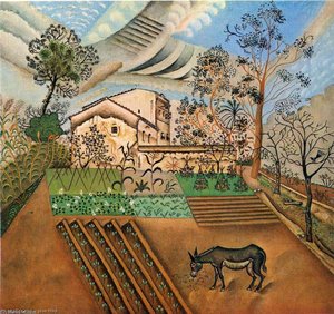 The Vegetable Garden With Donkey — Joan Miró, Cubism