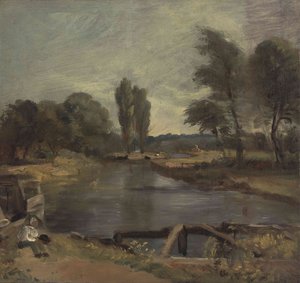 El Lock De Flatford — John Constable