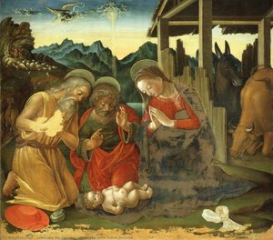 Nativity with Saint Jerome